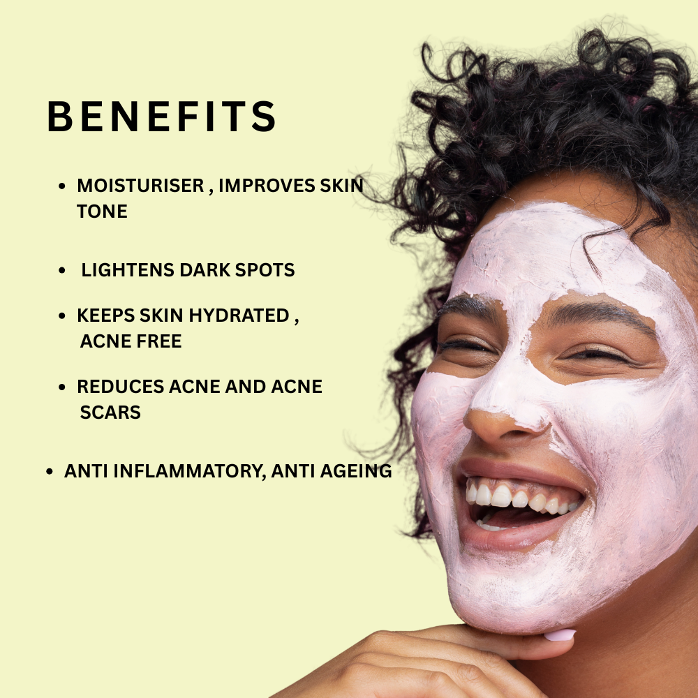 Rose Calamine Face Mask