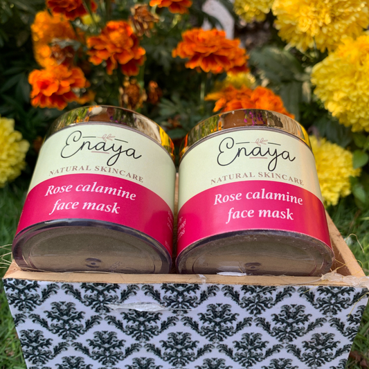 Rose Calamine Face Mask